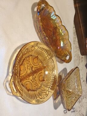 Carnival Glass Set!!!